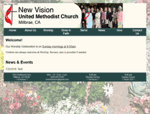Tablet Screenshot of newvisionumc.org